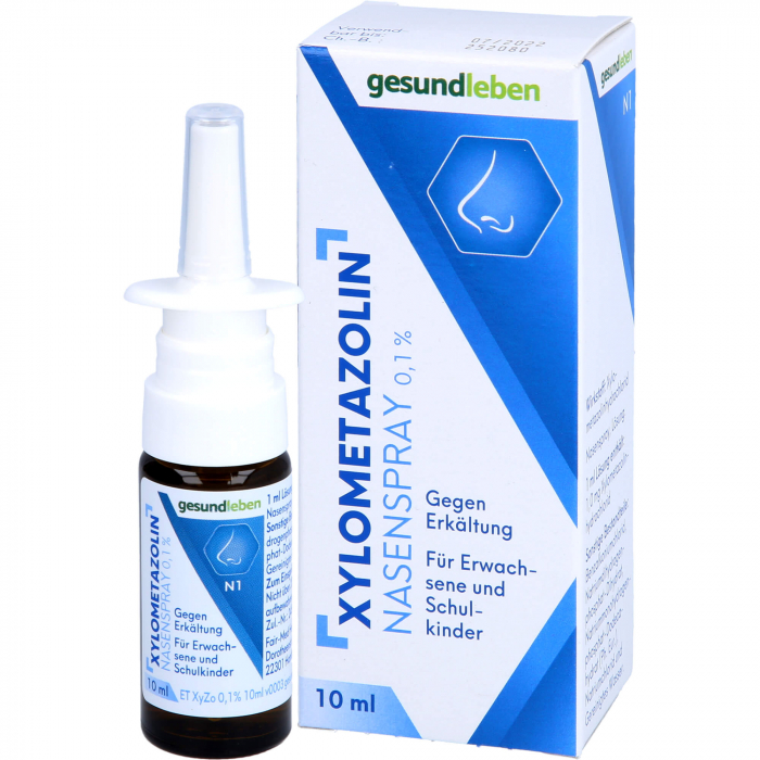 XYLOMETAZOLIN 0,1% Nasenspray gesundleben 10 ml