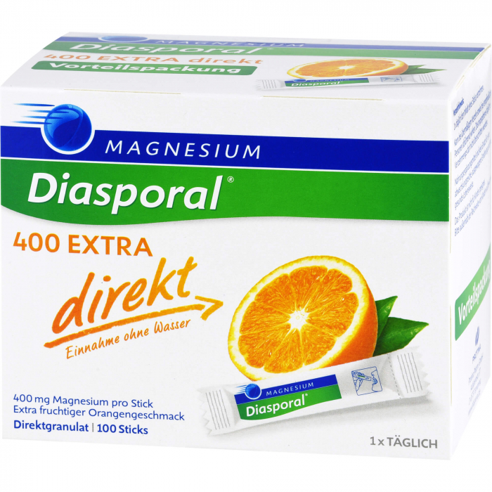 MAGNESIUM DIASPORAL 400 Extra direkt Granulat 100 St