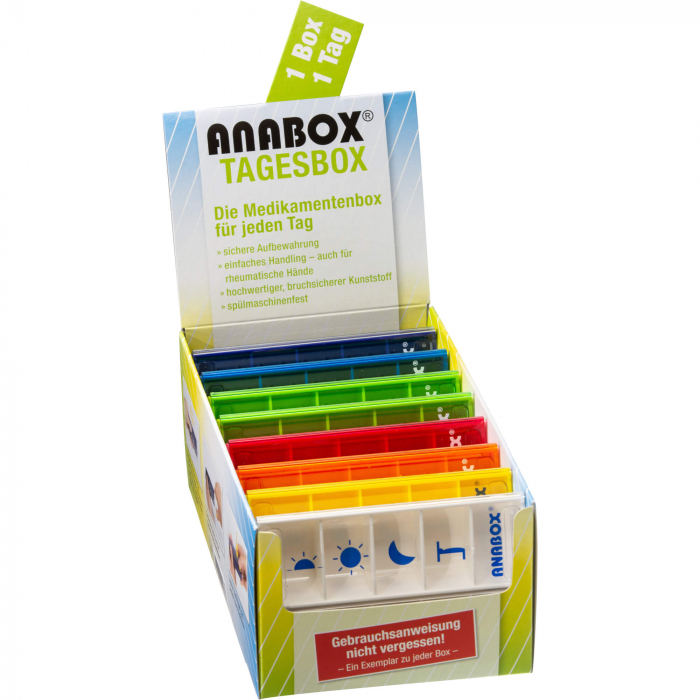 ANABOX Tagesbox bunt Pikto 1 St
