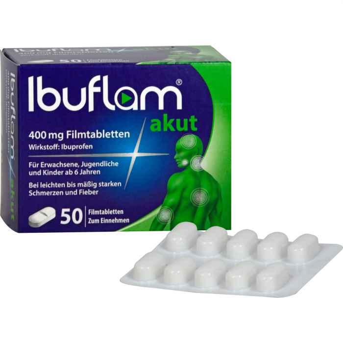 IBUFLAM akut 400 mg Filmtabletten 50 St