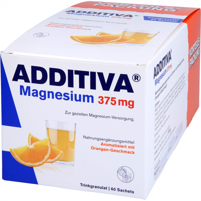 ADDITIVA Magnesium 375 mg Sachets 60 St
