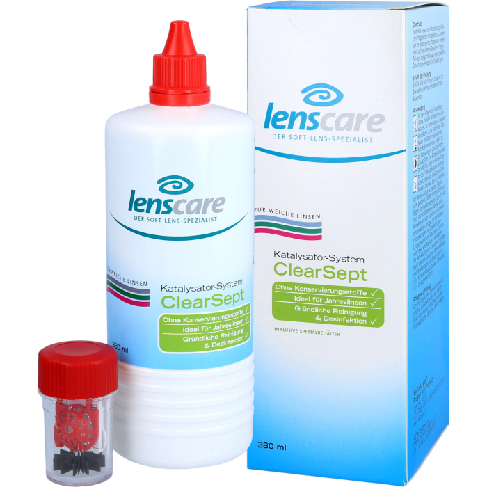 LENSCARE ClearSept 380 ml+Behälter 1 P