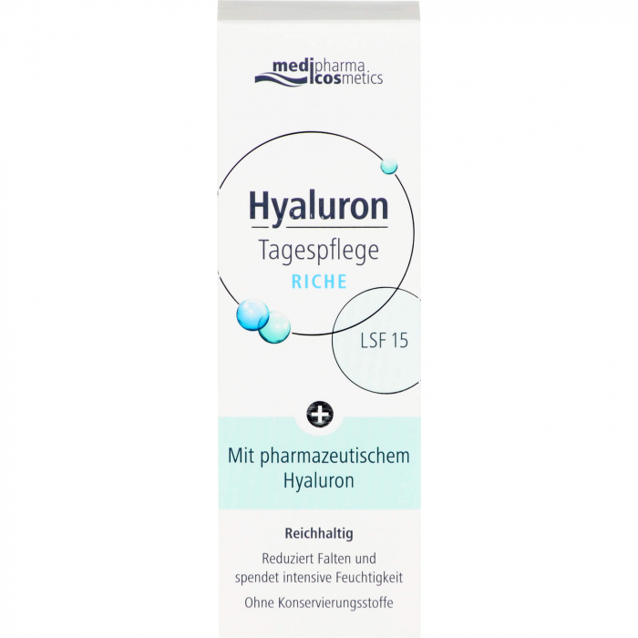 HYALURON TAGESPFLEGE riche Creme LSF 15 50 ml