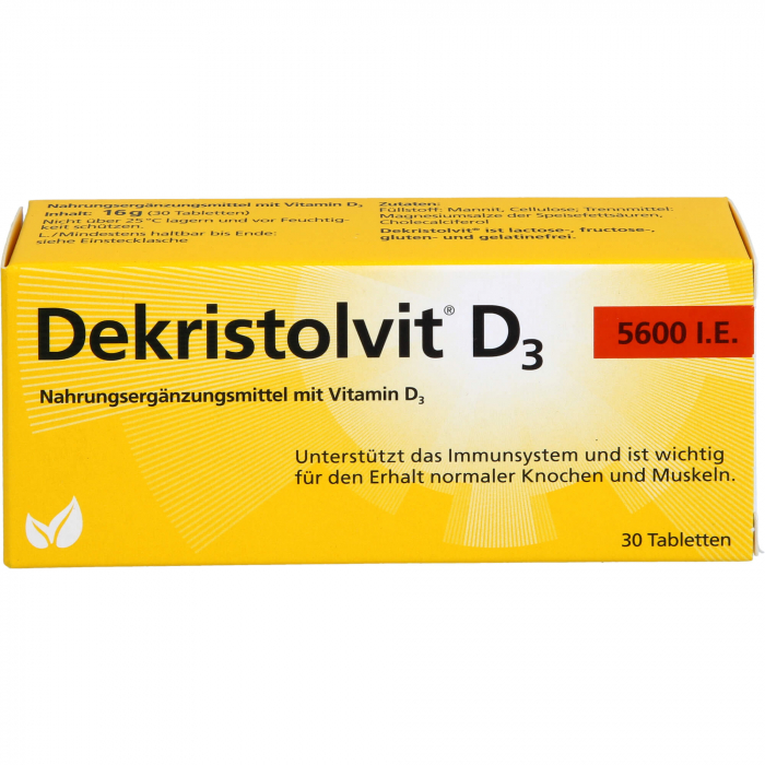 DEKRISTOLVIT D3 5600 I.E. Tabletten 30 St
