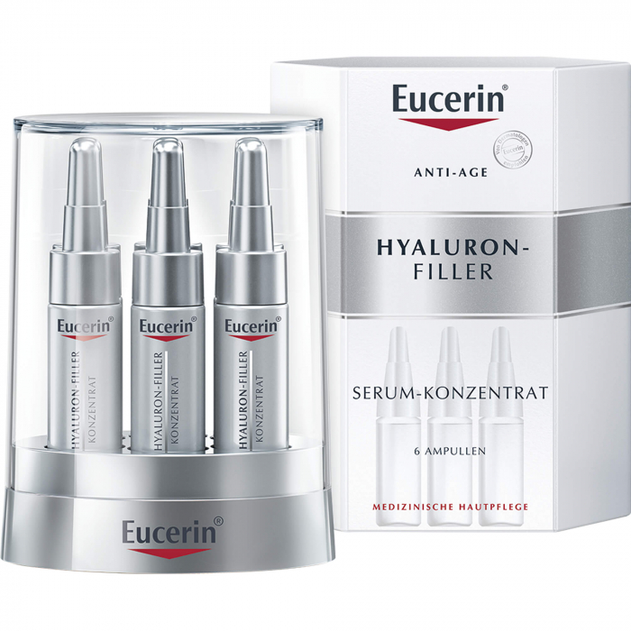 EUCERIN Anti-Age Hyaluron-Filler Serum-Konz.Amp. 6X5 ml