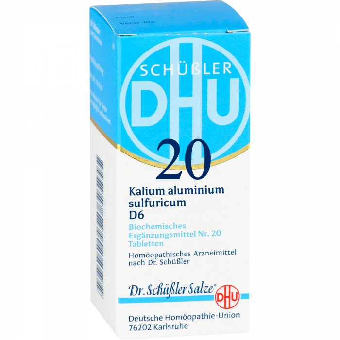 BIOCHEMIE DHU 20 Kalium alum.sulfur.D 6 Tabletten 80 St