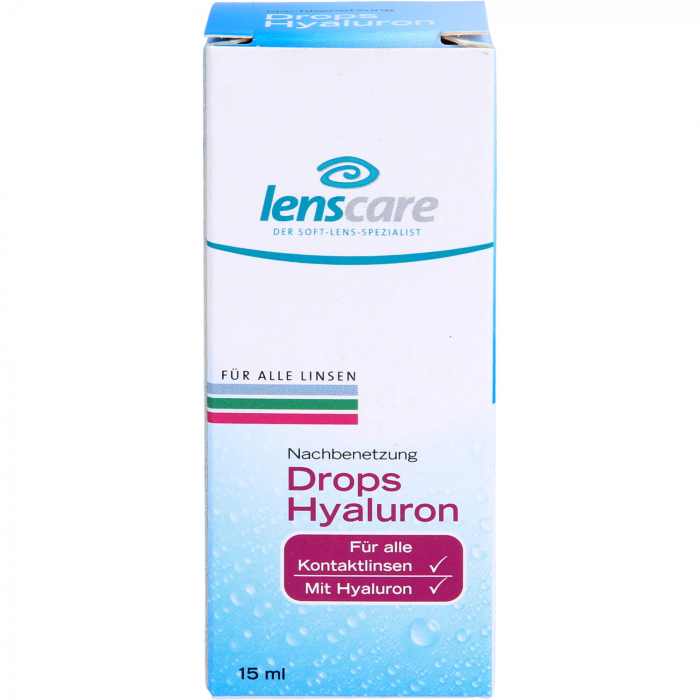 LENSCARE Drops Hyaluron Lösung 15 ml