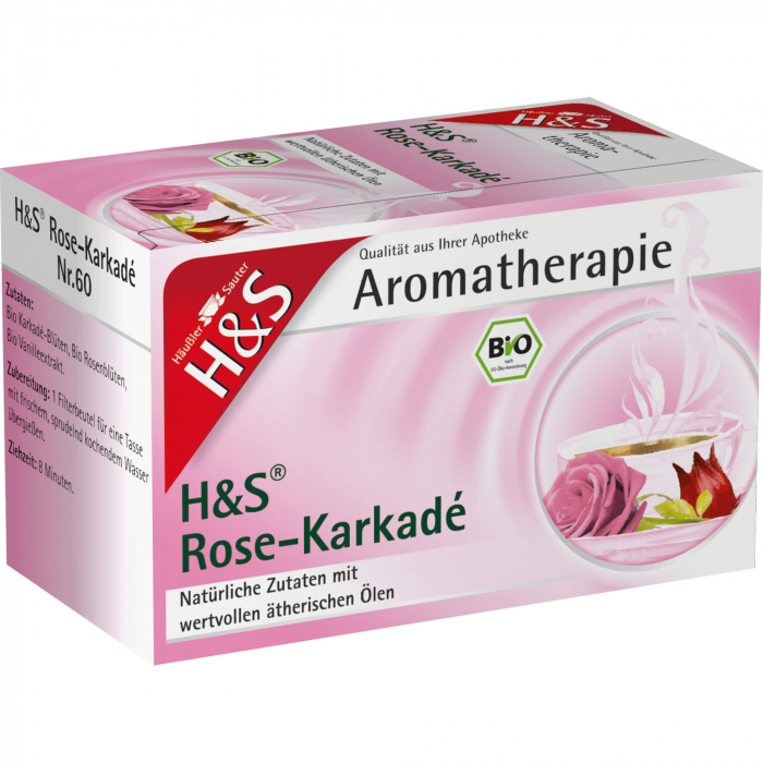 H&S Bio Rose-Karkade Aromatherapie Filterbeutel 20X1.0 g