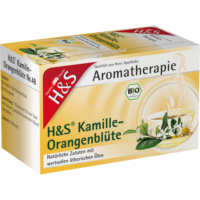 H&S Bio Kamille-Orangenblüte Aromather.Filterbeut. 20X1.2 g