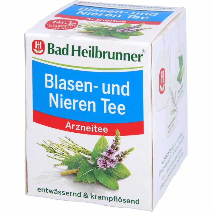 BAD HEILBRUNNER Blasen- und Nieren Tee Filterbeut. 8X1.75 g