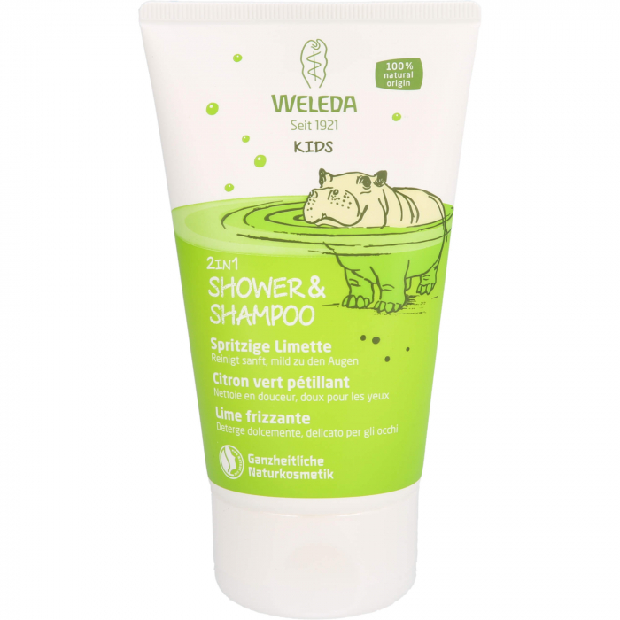WELEDA Kids 2in1 Shower & Shampoo spritzig.Limette 150 ml