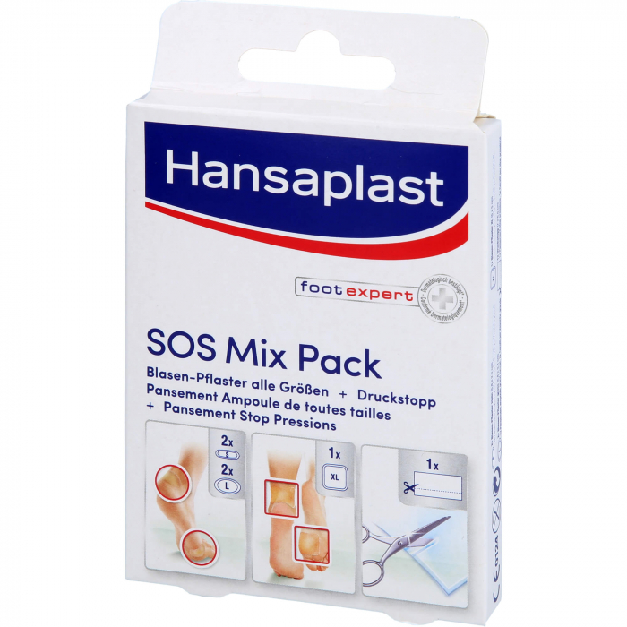 HANSAPLAST Blasenpflaster SOS Mix Pack 6 St