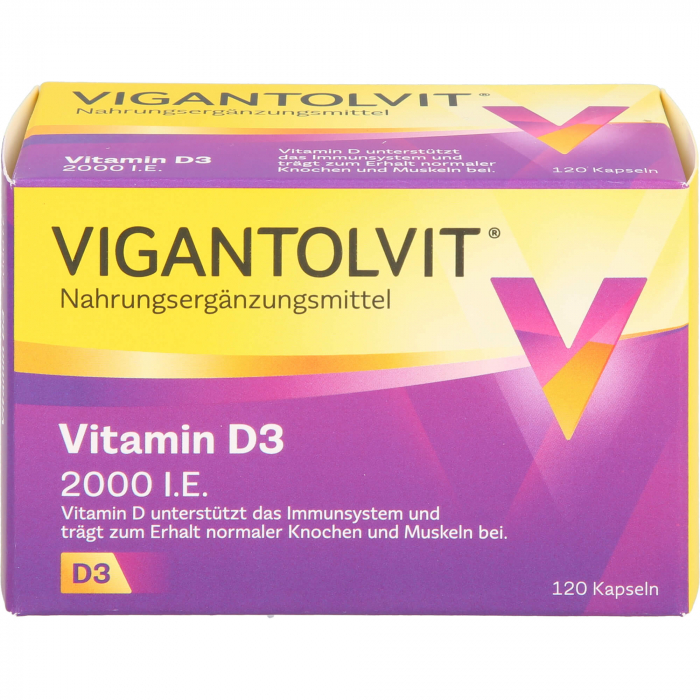 VIGANTOLVIT 2000 I.E. Vitamin D3 Weichkapseln 120 St