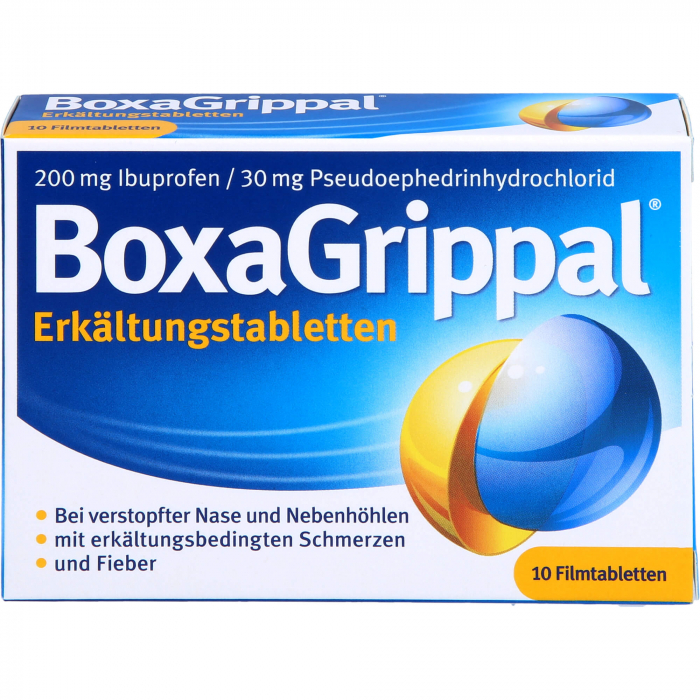 BOXAGRIPPAL Erkältungstabletten 200 mg/30 mg FTA 10 St