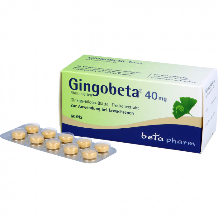 GINGOBETA 40 mg Filmtabletten 60 St