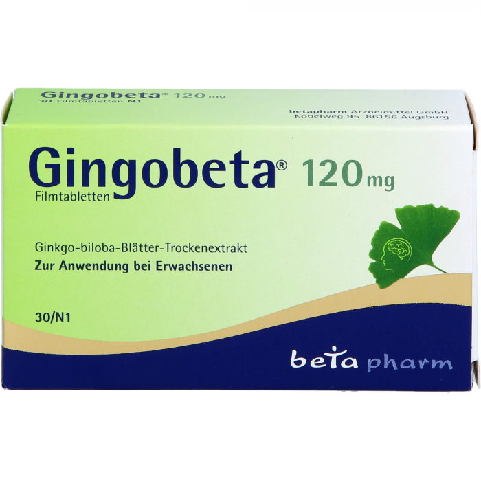 GINGOBETA 120 mg Filmtabletten 30 St
