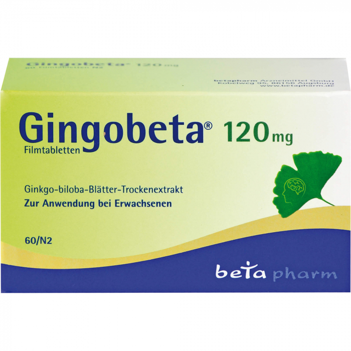 GINGOBETA 120 mg Filmtabletten 60 St