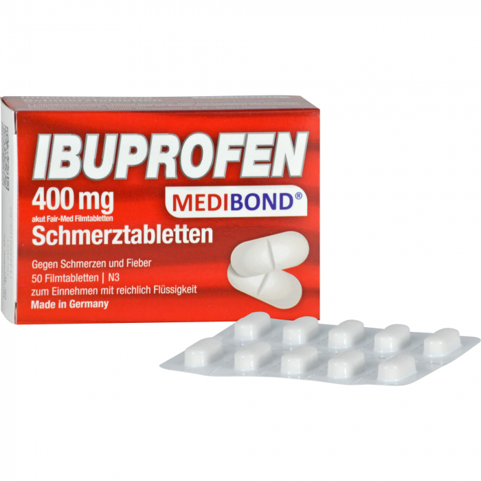 IBUPROFEN 400 mg Medibond Schmerztabletten 50 St