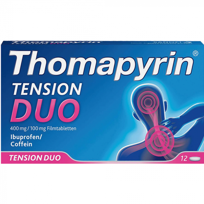 THOMAPYRIN TENSION DUO 400 mg/100 mg Filmtabletten 12 St