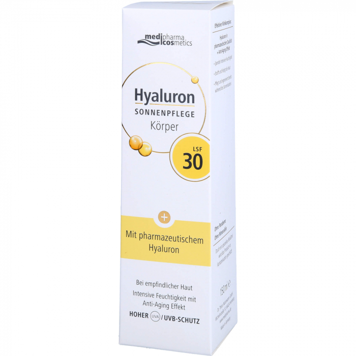 HYALURON SONNENPFLEGE Körper Creme LSF 30 150 ml