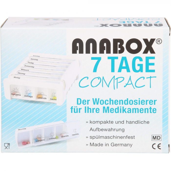 ANABOX Compact 7 Tage Wochendosierer weiß 1 St