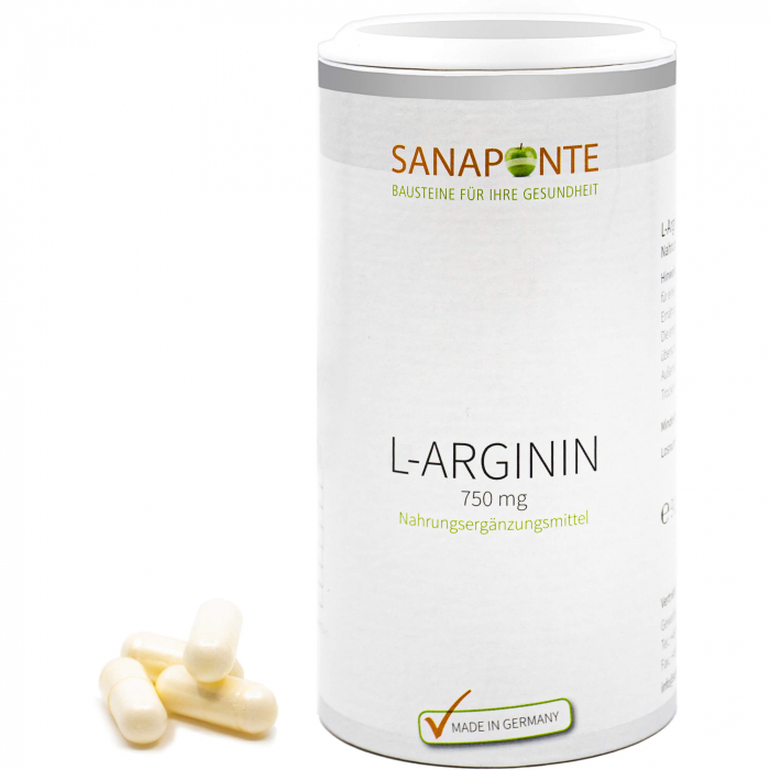 SANAPONTE L-Arginin 750 mg Kapseln 90 St