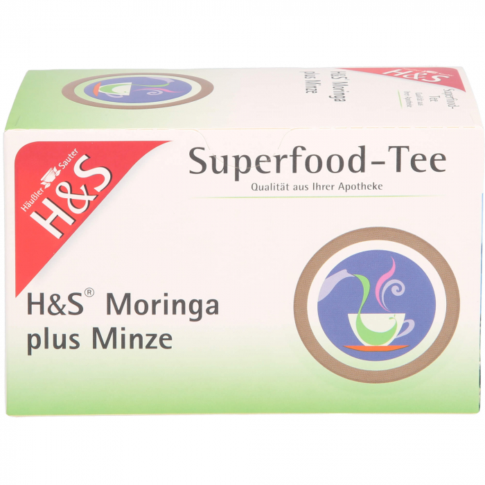 H&S Moringa plus Minze Filterbeutel 20X2.3 g