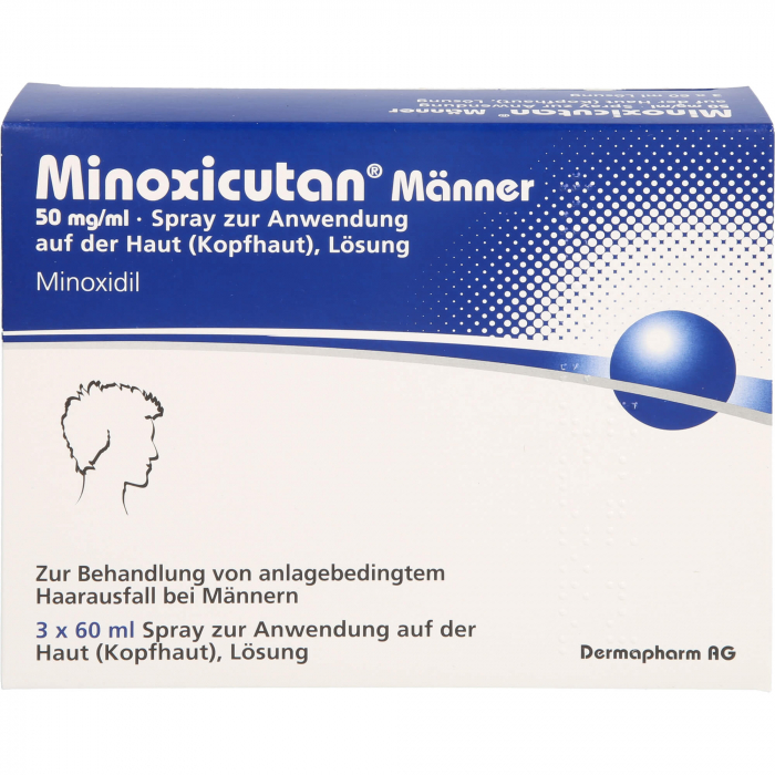 MINOXICUTAN Männer 50 mg/ml Spray 3X60 ml