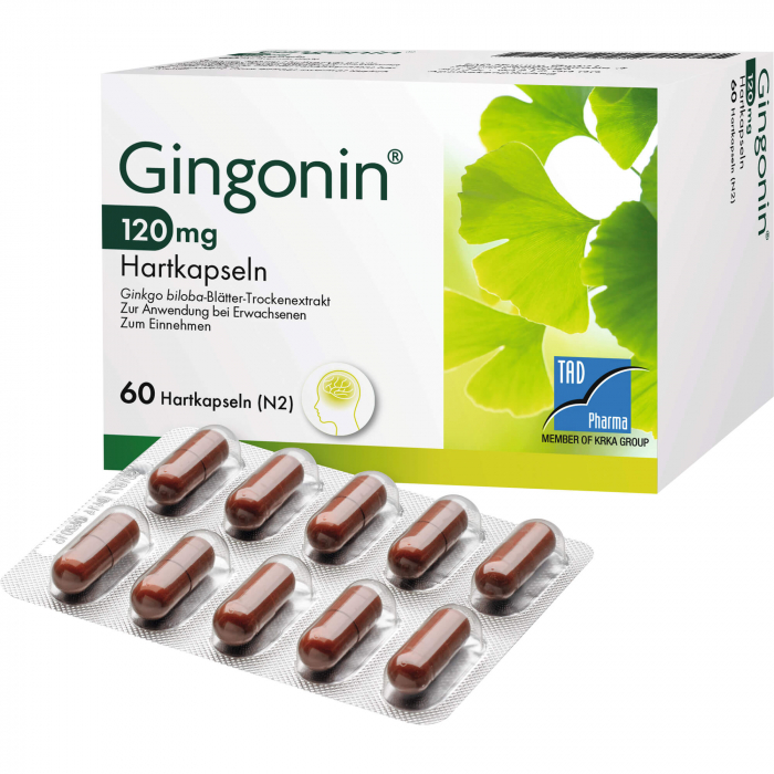 GINGONIN 120 mg Hartkapseln 60 St