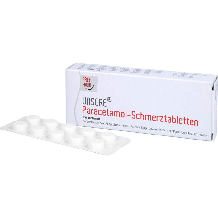 UNSERE Paracetamol Schmerztabletten 20 St