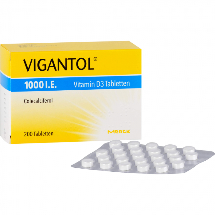 VIGANTOL 1.000 I.E. Vitamin D3 Tabletten 200 St