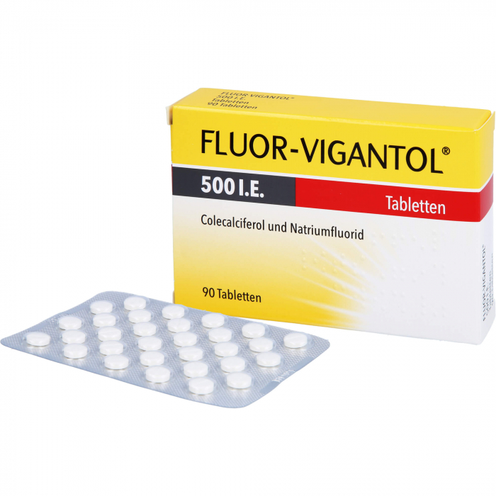 FLUOR VIGANTOL 500 I.E. Tabletten 90 St