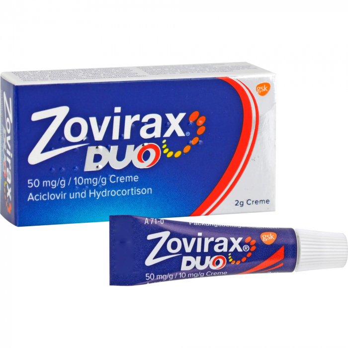 ZOVIRAX Duo 50 mg/g / 10 mg/g Creme 2 g