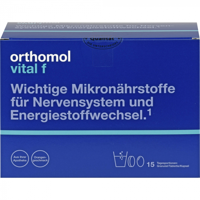 ORTHOMOL Vital F Granulat/Kap./Tabl.Kombip.15 Tage 1 St