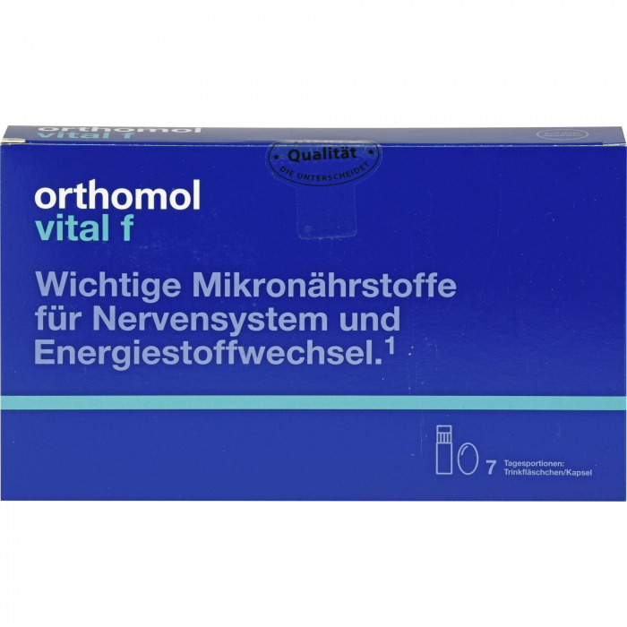 ORTHOMOL Vital F Trinkfläschchen/Kaps.Kombipack. 7 St