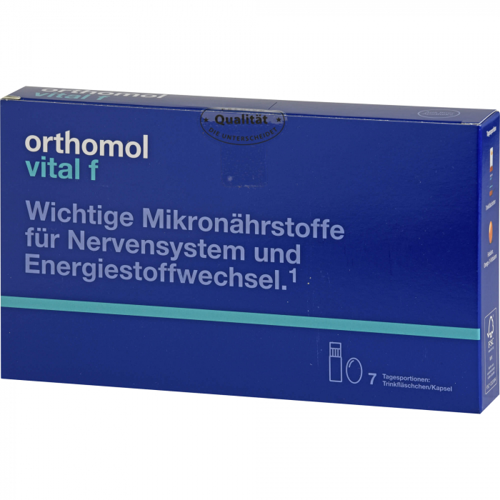 ORTHOMOL Vital F Trinkfläschchen/Kaps.Kombipack. 7 St