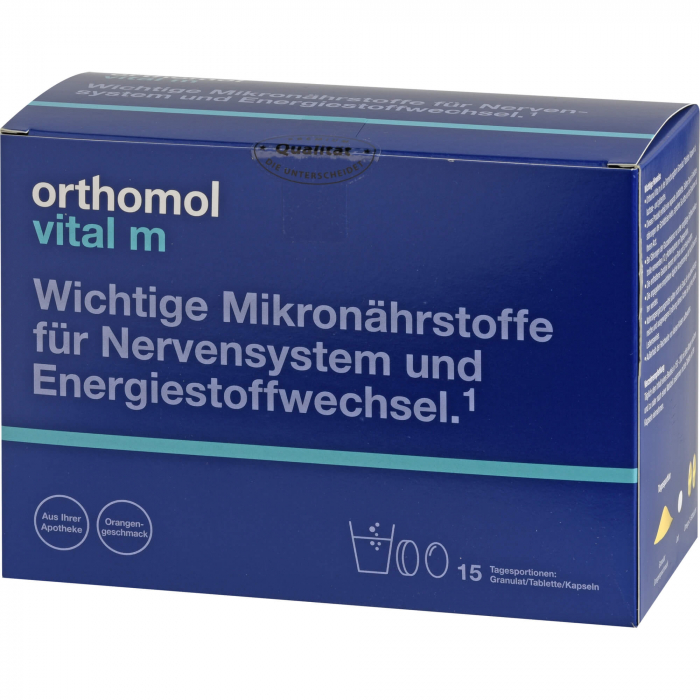 ORTHOMOL Vital M Granulat/Kap./Tabl.Kombip.15 Tage 1 St