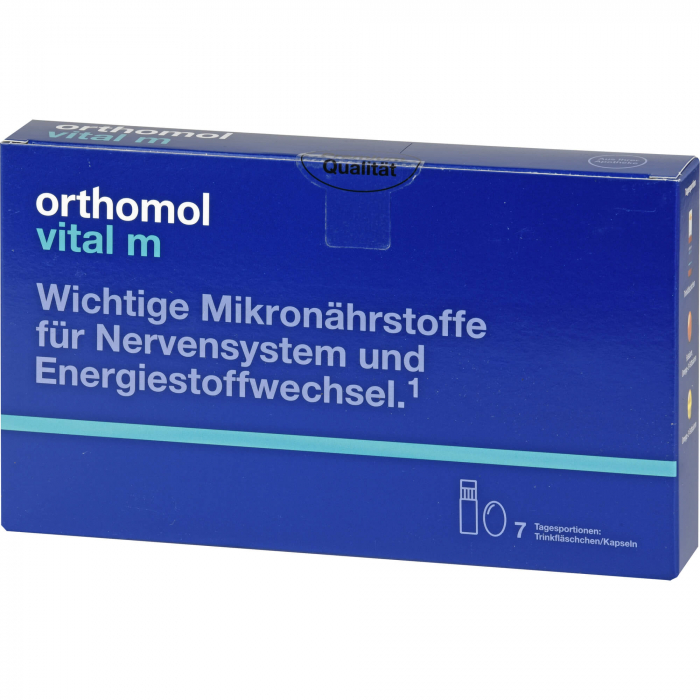 ORTHOMOL Vital M Trinkfläschchen/Kaps.Kombipack. 7 St