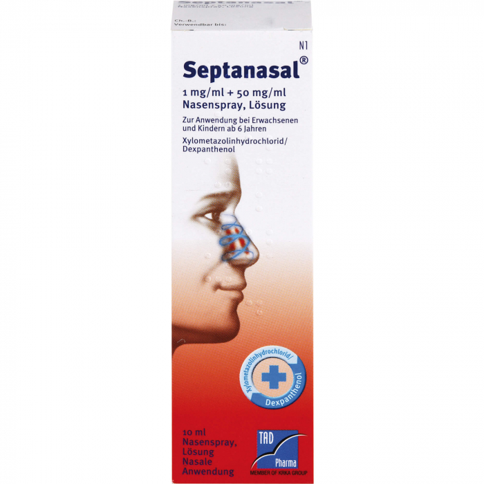 SEPTANASAL 1 mg/ml + 50 mg/ml Nasenspray 10 ml