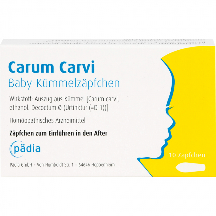 CARUM CARVI Baby-Kümmelzäpfchen 10 St