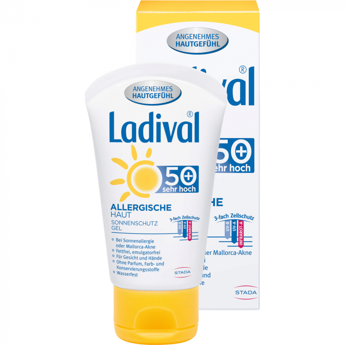 LADIVAL allergische Haut Gel LSF 50+ 50 ml