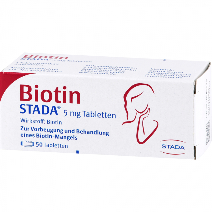 BIOTIN STADA 5 mg Tabletten 50 St