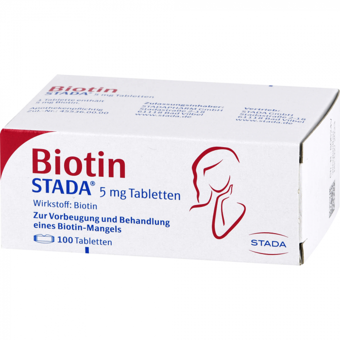 BIOTIN STADA 5 mg Tabletten 100 St