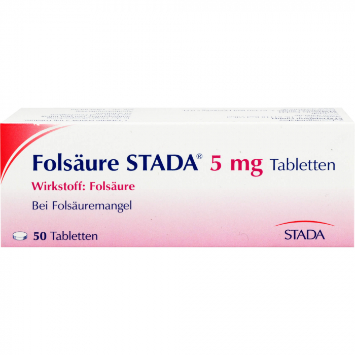 FOLSÄURE STADA 5 mg Tabletten 50 St