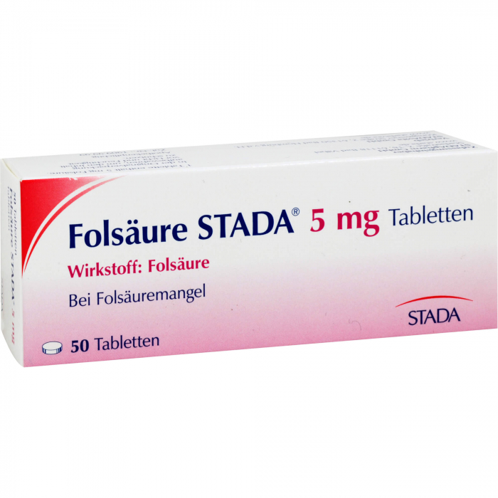 FOLSÄURE STADA 5 mg Tabletten 50 St