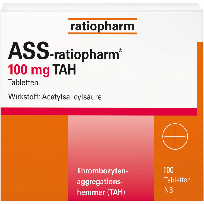 ASS-ratiopharm 100 mg TAH Tabletten 100 St