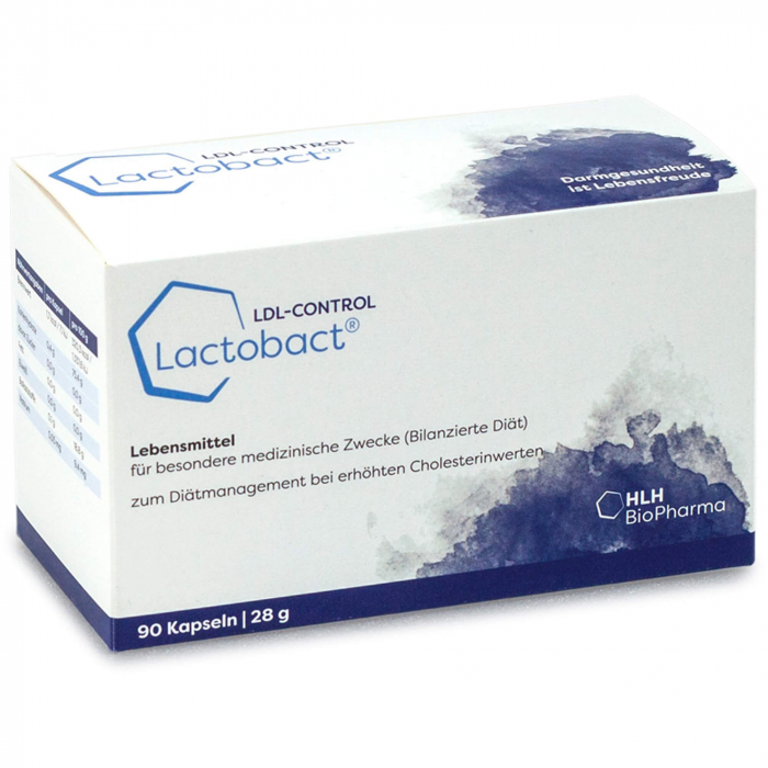 LACTOBACT LDL-Control magensaftresistente Kapseln 90 St