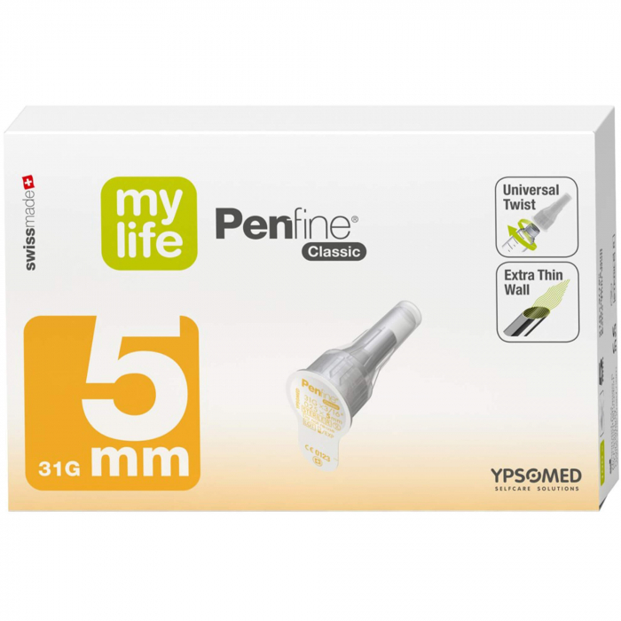 MYLIFE Penfine Classic Kanülen 5 mm 100 St