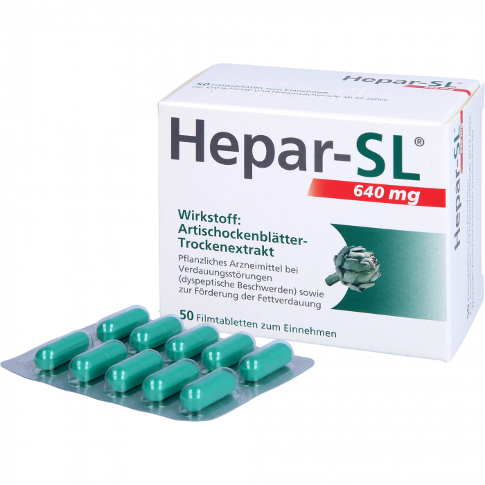 HEPAR-SL 640 mg Filmtabletten 50 St