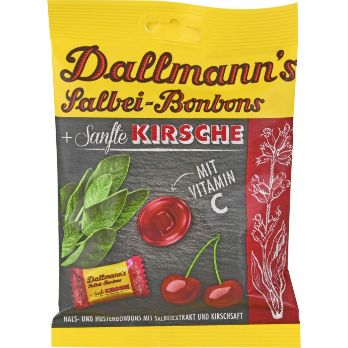 DALLMANN'S Salbei Kirsch Bonbons 60 g